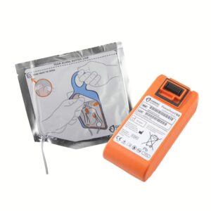 Cardiac Science Powerheart G5 defibrillator battery and pads bundle