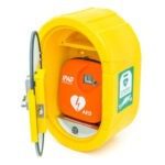 Inside of a DefibSafe 2 Defibrillator Cabinet