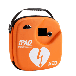 Orange Hard Carry Case Included with the iPAD SP1 defibrillator