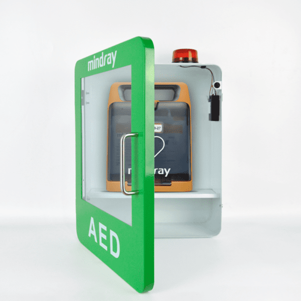 Mindray C2 Defibrillator and Indoor Mindray Cabinet