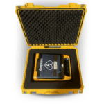 Inside of a Mindray AED Yellow Hard Carry Case