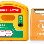 Mindray C1A Fully Auto AED and DefibCaddy Outdoor Unlocked Package