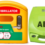 ZOLL AED Plus Fully Auto and DefibCaddy Outdoor Locked Package