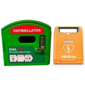 Mindray C1A Fully Automatic Defibrillator and Heated Cabinet Outdoor Package