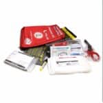 Daniel Baird Emergency Bleeding Control Kit in Red Soft Bag with Tourniquet, Gauze and Trauma Dressings