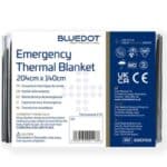Compact Emergency Thermal Foil Blanket for Adult Shock and Hypothermia Treatment