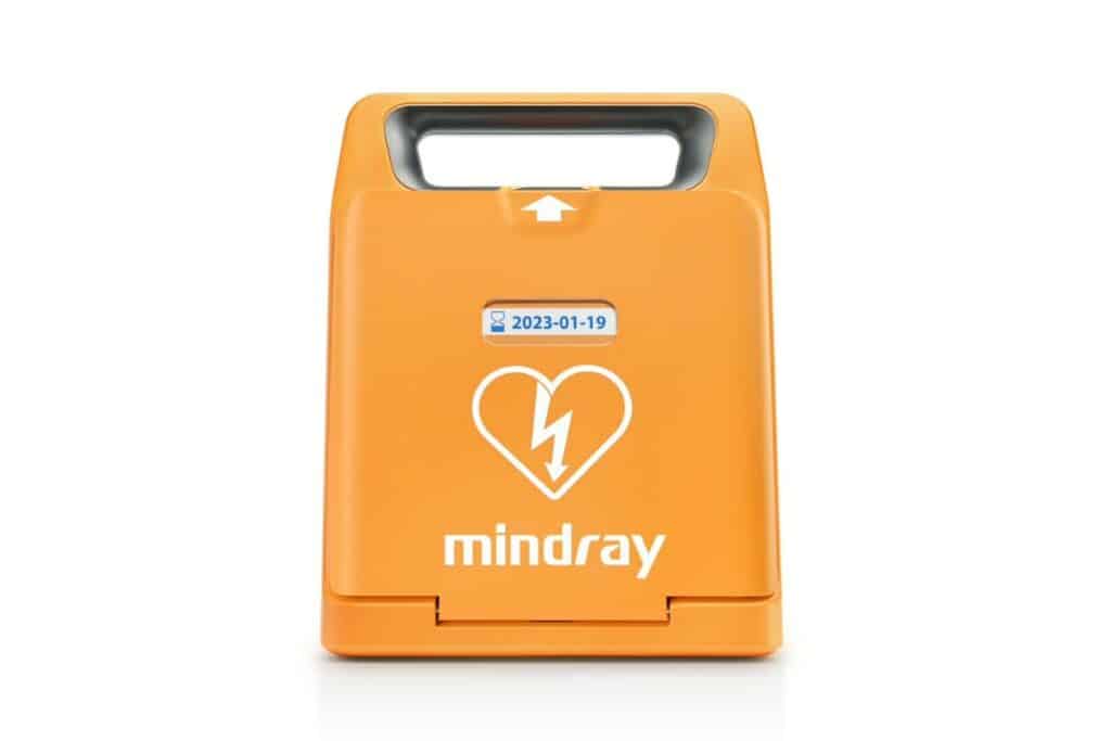 A defibrillator for schools and children.