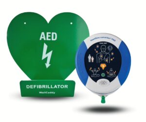 HeartSine Samaritan PAD 350P AED& WallCaddy Bracket Package