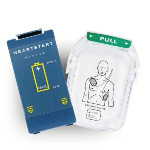 Philips Heartstart HS1 Battery & Pads Bundle
