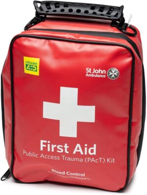 St John Ambulance First Aid (PAcT) Kit With Tourniquet