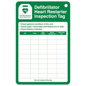 Defibrillator Inspection Tag Kit