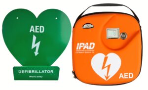 iPad SP1 Fully Automatic Defibrillator Package With Wall Bracket