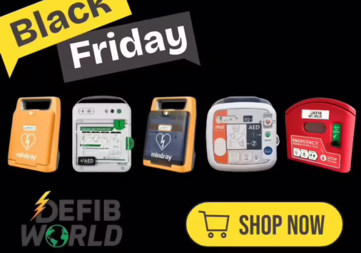 Black Friday Defibrillator Specials: Save Big on Life-Saving AED’s and Emergency Equipment!